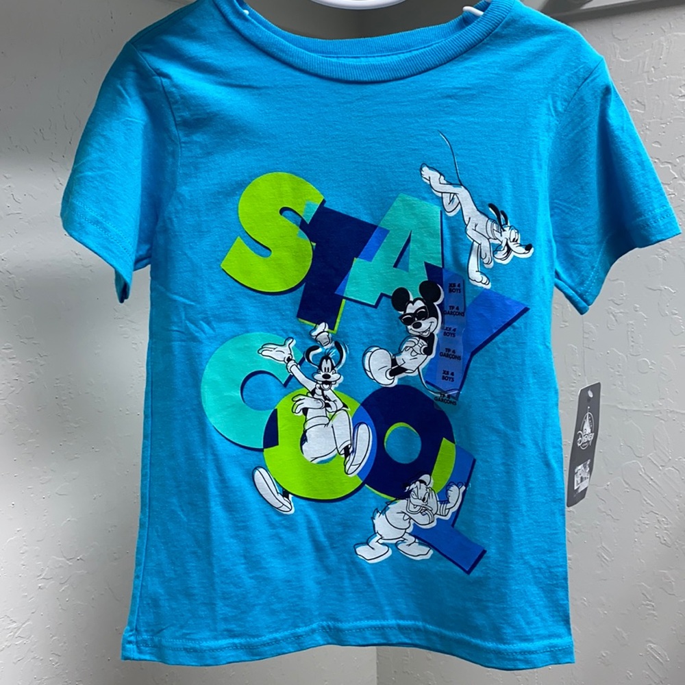 Disney New With Tags T-shirt Size XS 4 BOYS